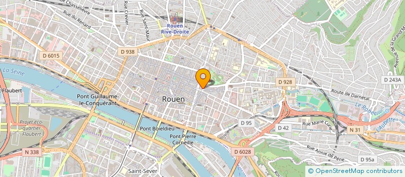 localisation de l'entreprise SCI NOVA à ROUEN