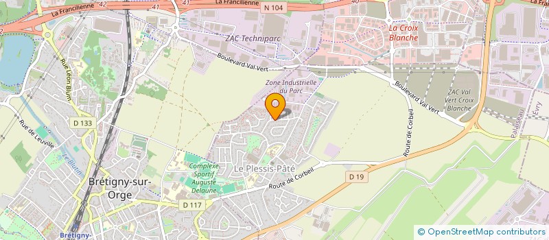 localisation de l'entreprise SCI NOVA  LE PLESSIS-PATE