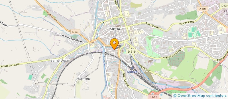 localisation de l'entreprise SCI NOVA  LISIEUX