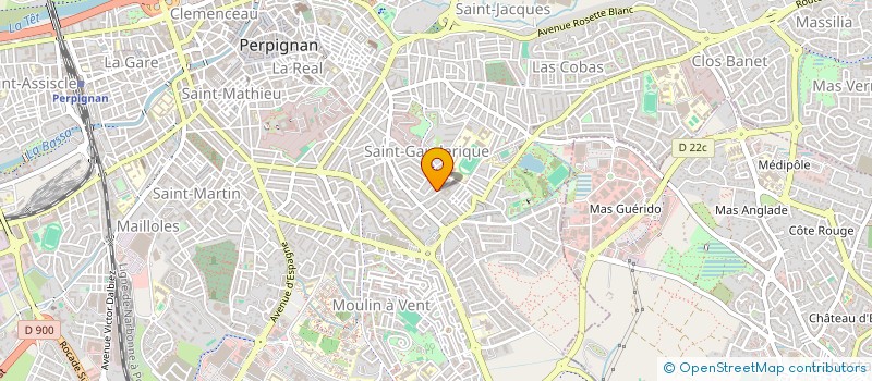 localisation de l'entreprise SCI NOVA  PERPIGNAN