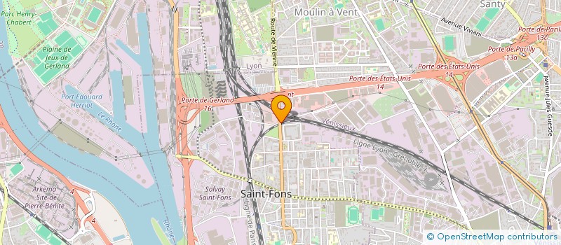 localisation de l'entreprise SCI NOVA BEA  SAINT-FONS