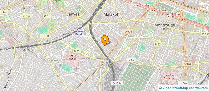 localisation de l'entreprise SCI NOVA RHUMATO  MALAKOFF