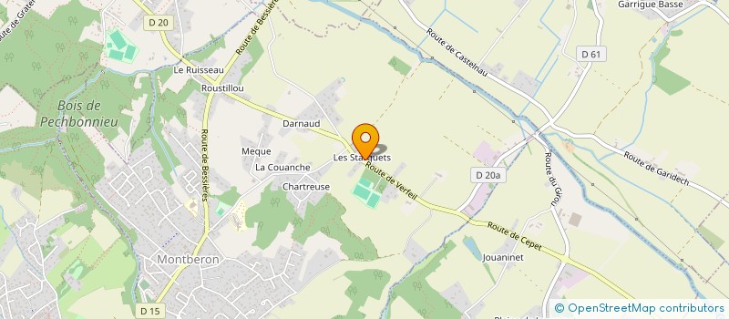 localisation de l'entreprise SCI NOVA ROCA  MONTBERON