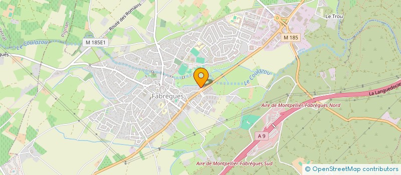 localisation de l'entreprise SCI NOVAA  FABREGUES