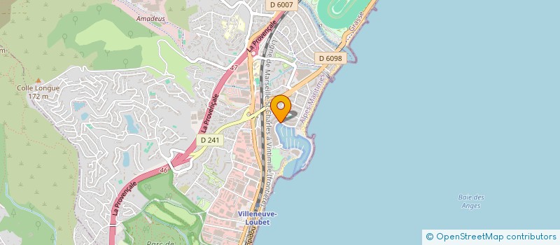 localisation de l'entreprise SCI NOVADOMUS  VILLENEUVE-LOUBET