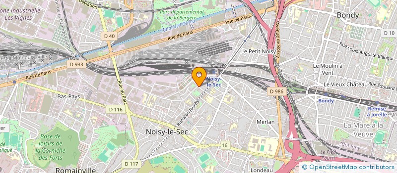 localisation de l'entreprise SCI NOVAIR à NOISY-LE-SEC