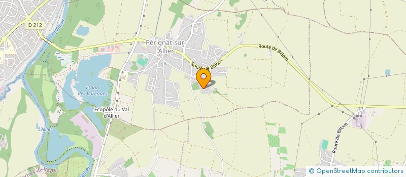 localisation de l'entreprise SCI NOVAIS  PERIGNAT-SUR-ALLIER