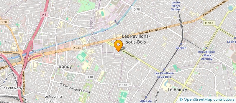 localisation de l'entreprise SCI NOVAK à LES PAVILLONS-SOUS-BOIS