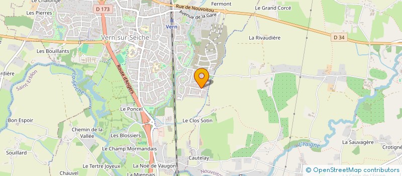 localisation de l'entreprise SCI NOVALIUM  VERN-SUR-SEICHE