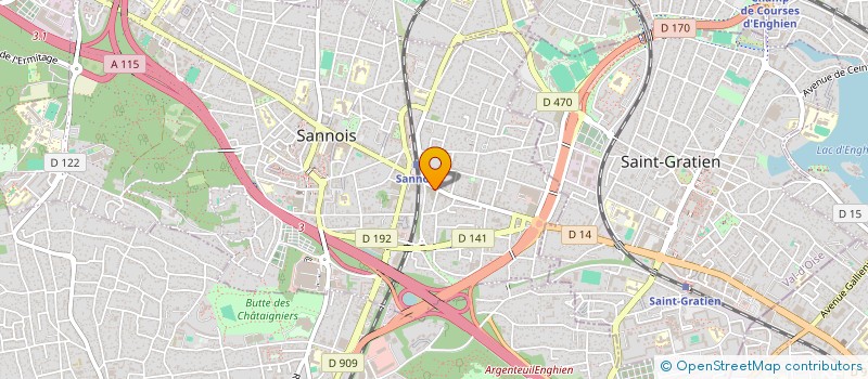 localisation de l'entreprise SCI NOVARC  SANNOIS