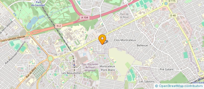localisation de l'entreprise SCI NOVASANTE à VILLEPINTE