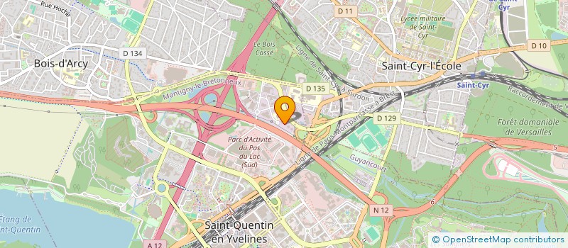 localisation de l'entreprise SCI NOVATE  MONTIGNY-LE-BRETONNEUX