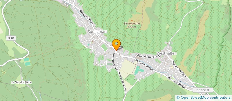 localisation de l'entreprise SCI NOVATION  SOULTZMATT