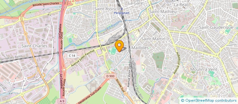 localisation de l'entreprise SCI NOVAVIDA 2016  PERPIGNAN
