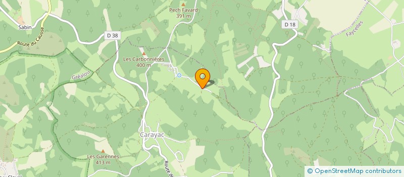 localisation de l'entreprise SCI NOVAVIDA  CARAYAC