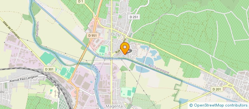 localisation de l'entreprise SCI NOVELLA  DIZY