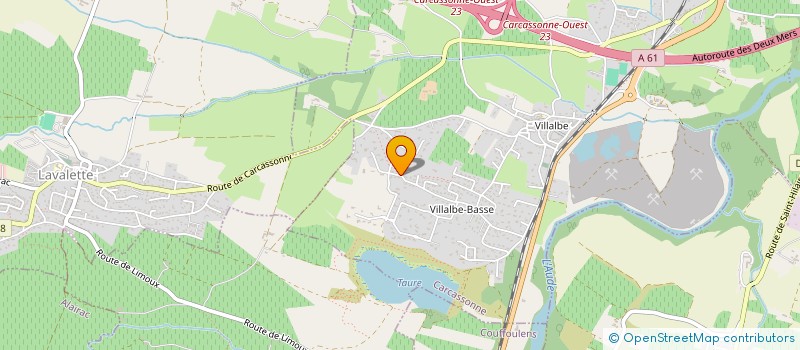 localisation de l'entreprise SCI NOVELLO-HERVE à CARCASSONNE