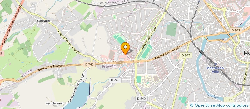 localisation de l'entreprise SCI NOVELTA à DOMERAT
