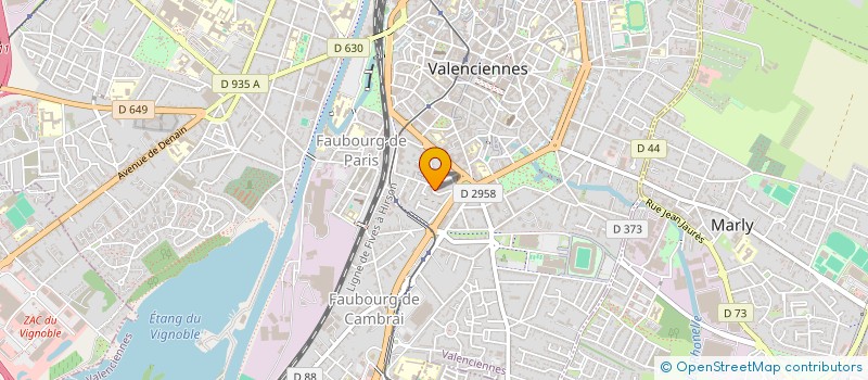 localisation de l'entreprise SCI NOVEMBRE  VALENCIENNES