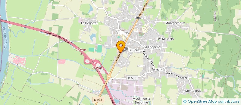 localisation de l'entreprise SCI NOVEMBRE  FEILLENS