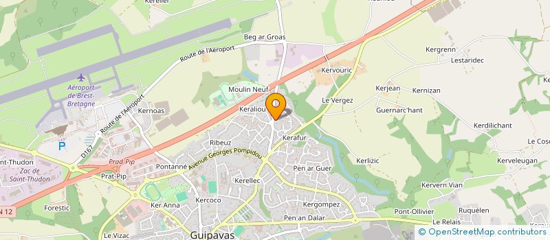 localisation de l'entreprise SCI NOVI  BREST