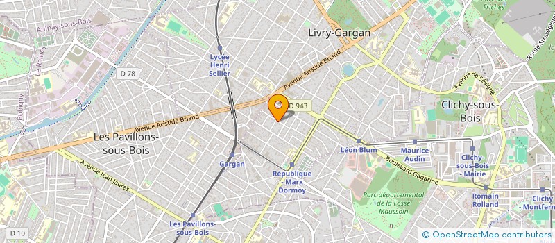 localisation de l'entreprise SCI NOVO à LIVRY-GARGAN