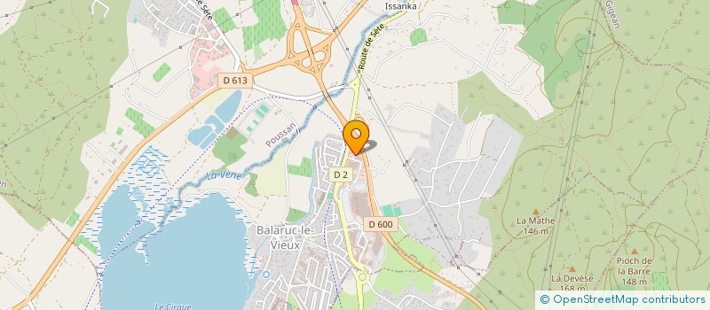 localisation de l'entreprise SCI NOVOBAT  BALARUC-LES-BAINS