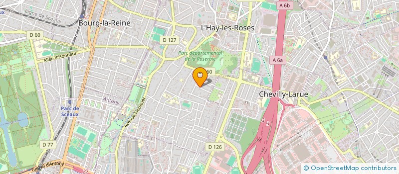 localisation de l'entreprise SCI NOWC FINANCE  L'HAY-LES-ROSES