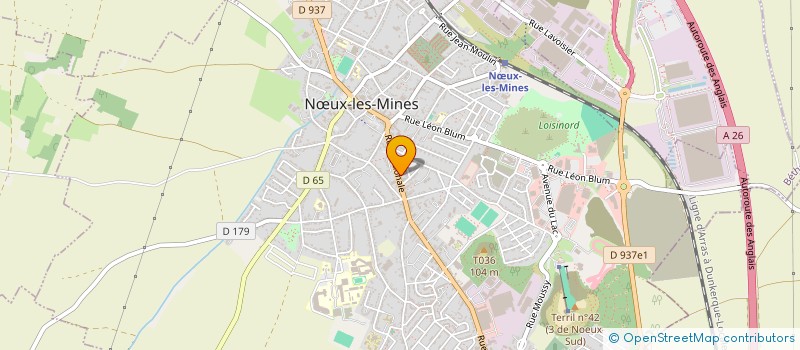 localisation de l'entreprise SCI NOXIA  NUX-LES-MINES