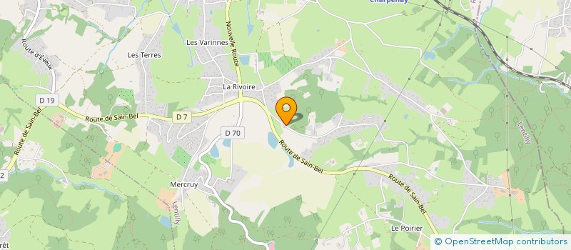 localisation de l'entreprise SCI NOXYDABLE  LENTILLY