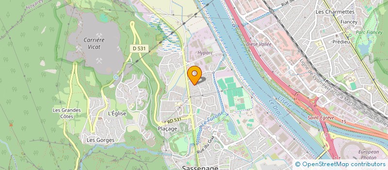 localisation de l'entreprise SCI NOYA  SASSENAGE