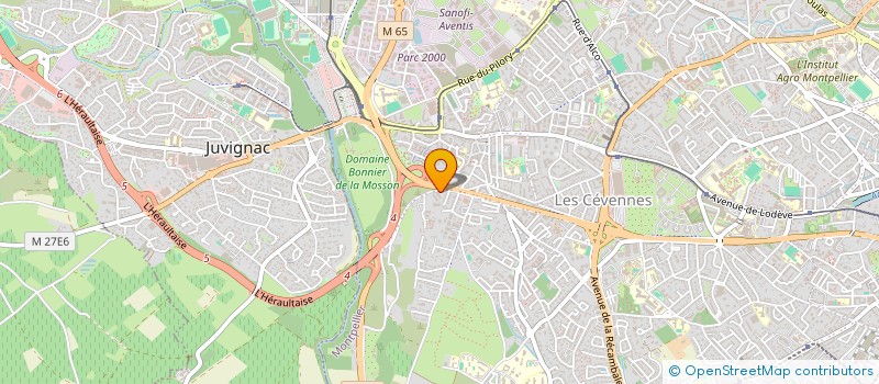 localisation de l'entreprise SCI NOYAIMMO  MONTPELLIER