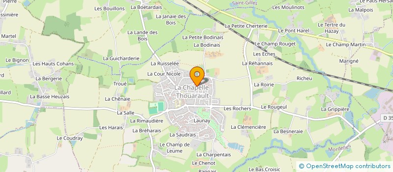 localisation de l'entreprise SCI NOYAL  LA CHAPELLE-THOUARAULT