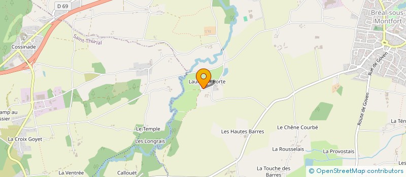 localisation de l'entreprise SCI NOYALET  BREAL-SOUS-MONTFORT