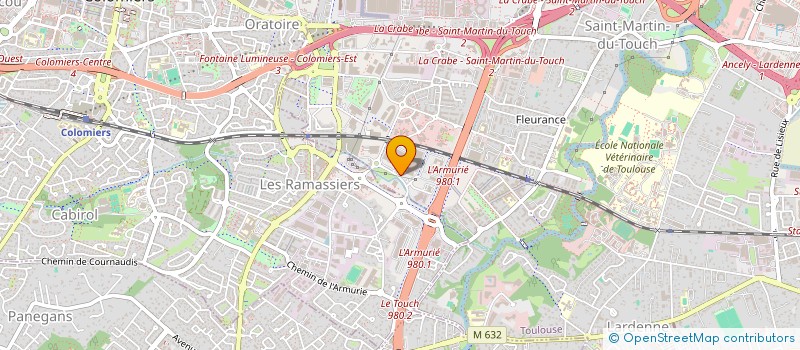 localisation de l'entreprise SCI NOYAM  TOULOUSE