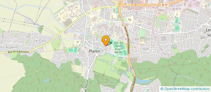 localisation de l'entreprise SCI NOYCAP  PLAISIR