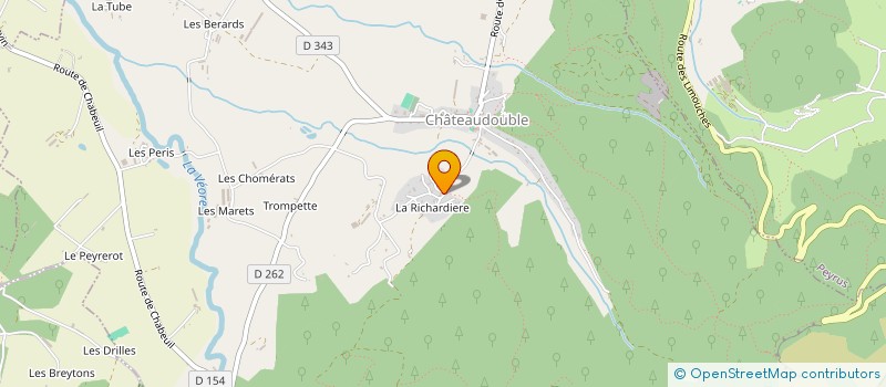 localisation de l'entreprise SCI NOYER à CHATEAUDOUBLE