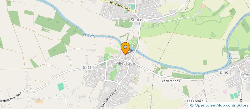 localisation de l'entreprise SCI NOYER  LOIRE-AUTHION