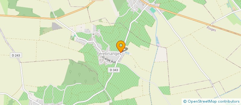 localisation de l'entreprise SCI NOYER DE LA GILETTE  FEREBRIANGES