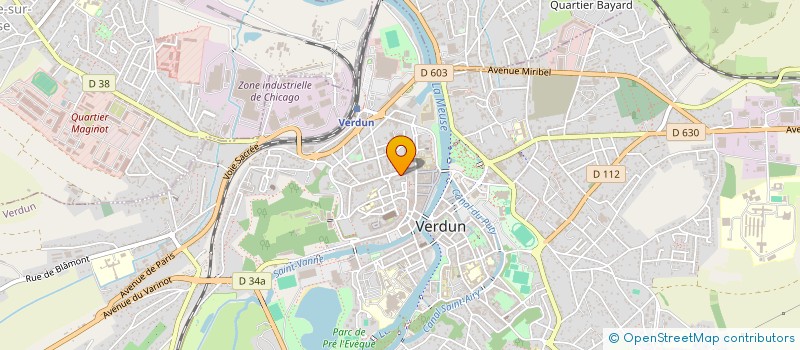 localisation de l'entreprise SCI NOZZY à VERDUN