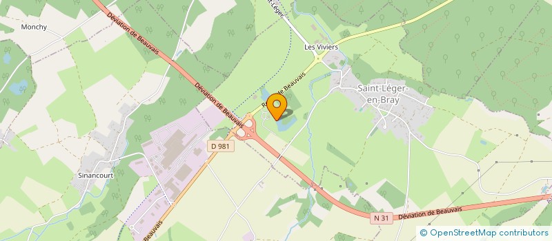 localisation de l'entreprise SCI NP  SAINT-LEGER-EN-BRAY