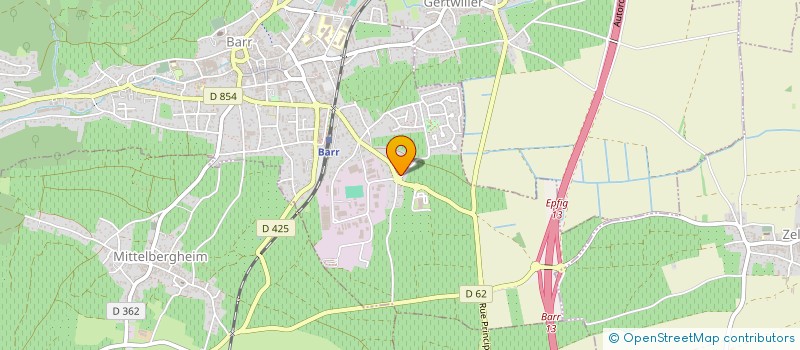 localisation de l'entreprise SCI NP KINE  EICHHOFFEN