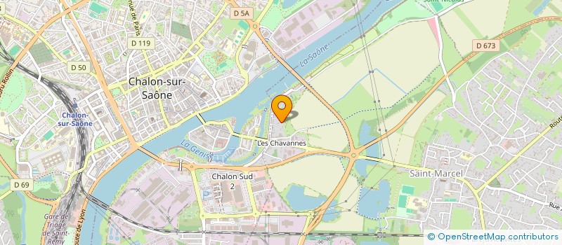 localisation de l'entreprise SCI NP LUNA  SAINT-MARCEL