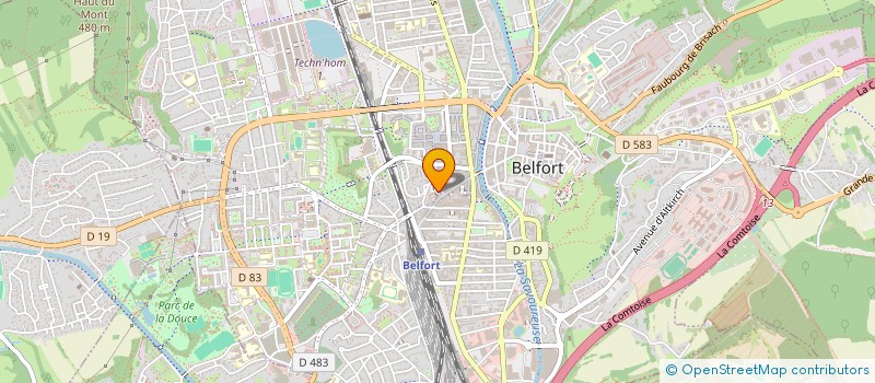 localisation de l'entreprise SCI NPA à BELFORT