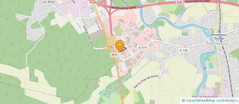 localisation de l'entreprise SCI NPA RICCITELLI à MONETEAU