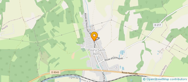 localisation de l'entreprise SCI NPAC  POURU-SAINT-REMY