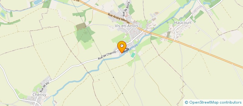 localisation de l'entreprise SCI NPCN  VIS-EN-ARTOIS