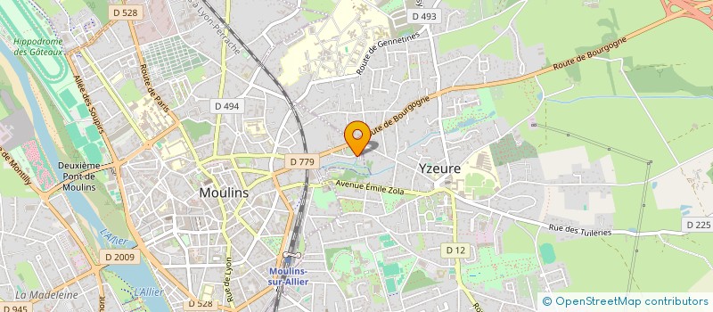 localisation de l'entreprise SCI NPDJ à MOULINS