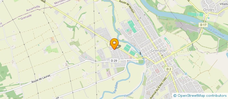 localisation de l'entreprise SCI NPEM 2014  GRENADE