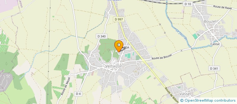 localisation de l'entreprise SCI NPG  VERTAIZON